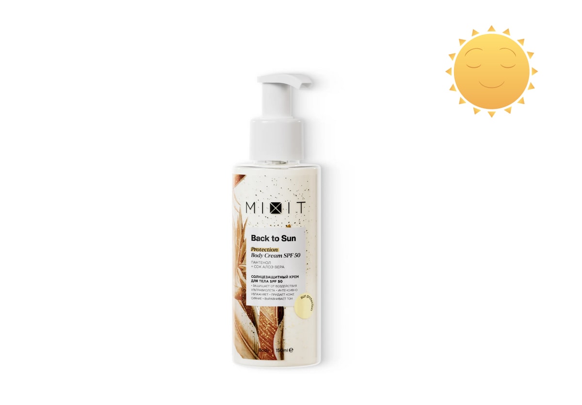 Mixit Back to Sun Protection Body Cream Spf 50